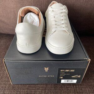 Frye women ivy low lace leather sneakers